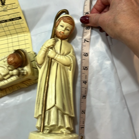 Lund’s Lites 3 piece Holy family Nativity SET MARY JOSEPH JESUS Christmas WA USA - Picture 8 of 16